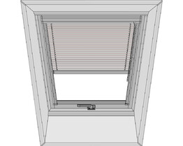 Sälekaihdin kattoikkunaan FAKRO AJP 55x98 beige